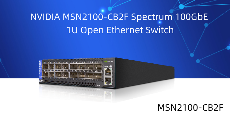 mellanox sn2100 switch MSN2100-CB2F 16 port QSFP28 100GbE  32 port 50GBE 1U Open Ethernet Switch