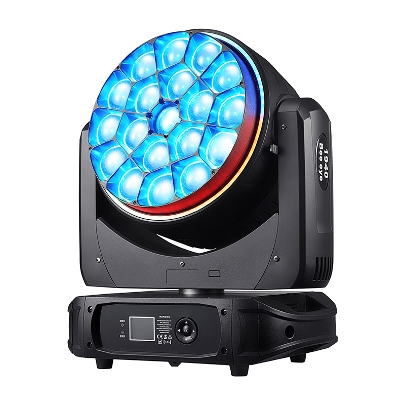 New arrival Perfect Lighting 19*40w RGBW 4in1 Big Bee Eyes K15 Zoom Wash Beam Led Moving Head Stage Light