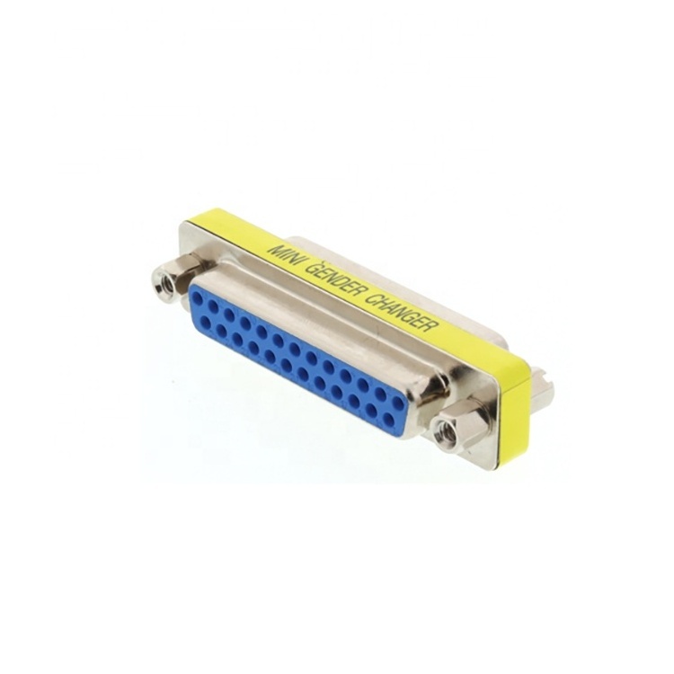 DB25 serial port female to Female DB25 mini Gender Changer Adapter