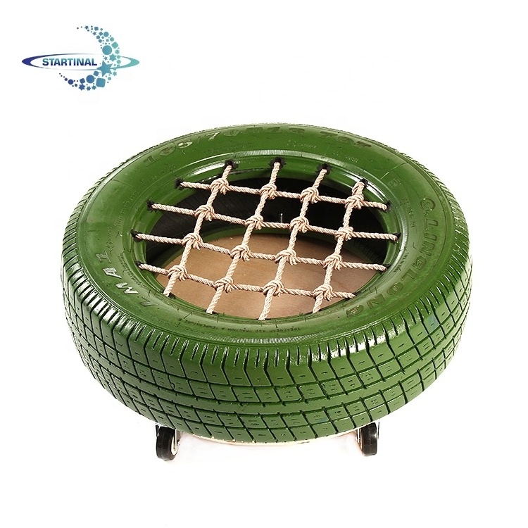 factory price outdoor playground entertainment  toys balance training equipment toy Rubber tyres for children