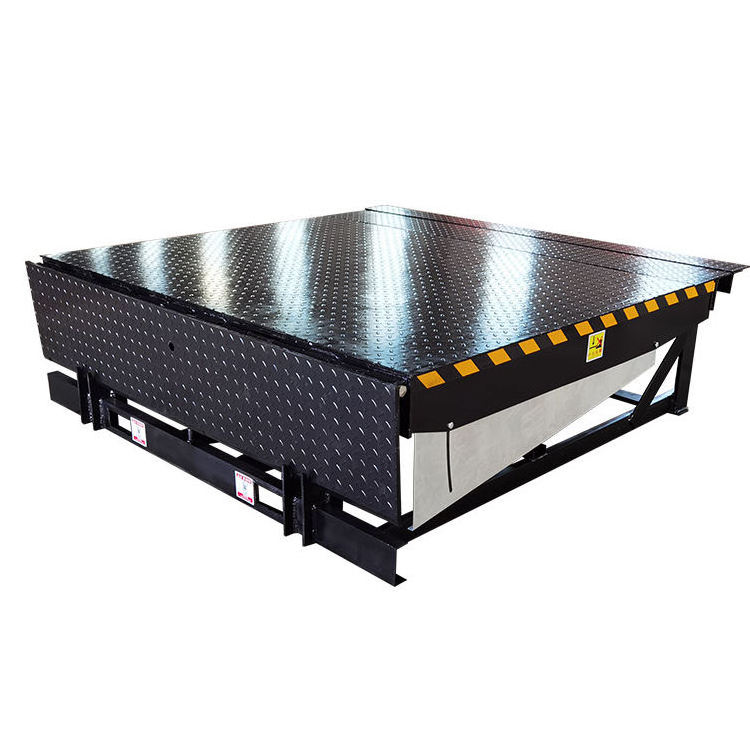 container load unloading ramps truck yard dock leveler ramp