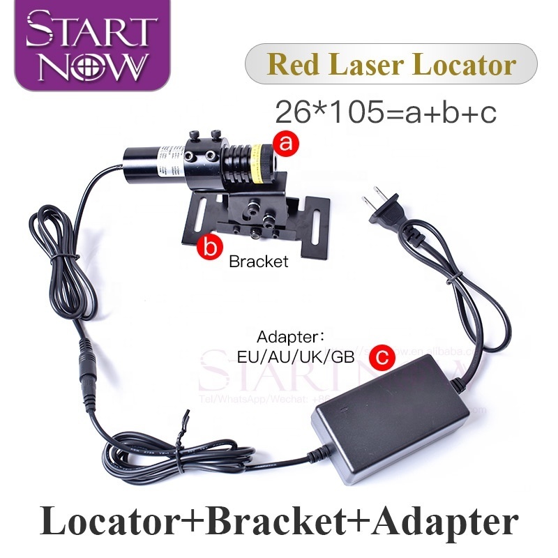 Set 26*105 Waterproof 200mw 5V Adjustable Red Laser Beam Module Locator Green Laser Line Positioner For Stone Cutting Machine