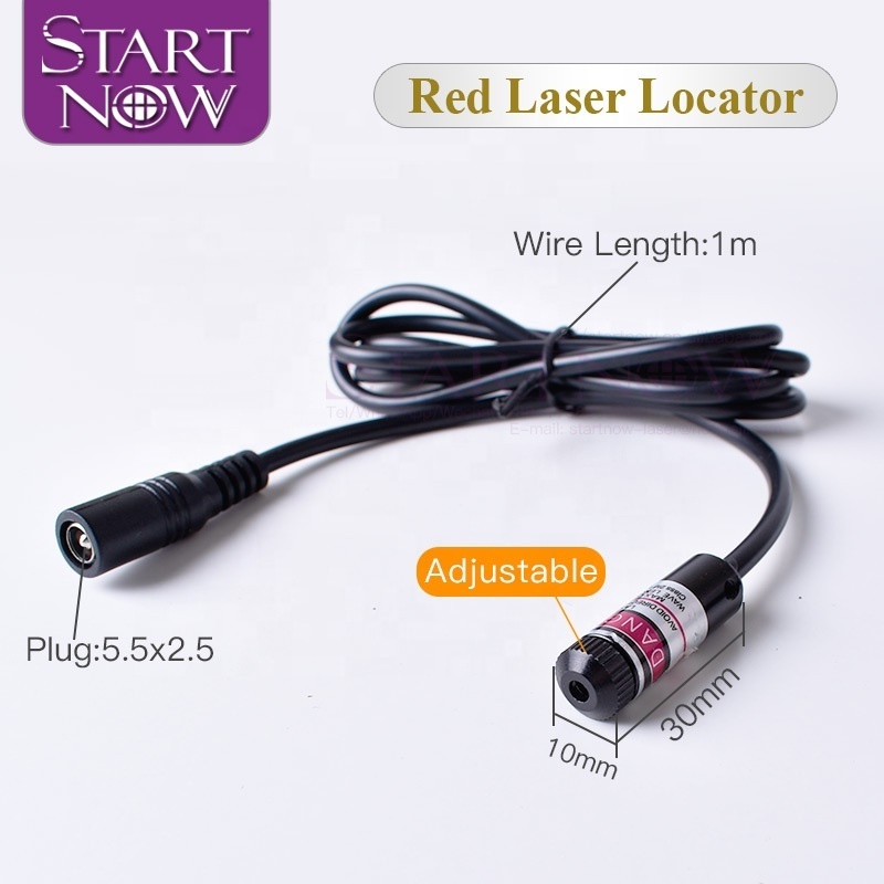 Set 10*30 With Mount Power Supply Dot Laser Module Beam Locator Pointer Red Laser Positioner For Laser Marking Machine Industry