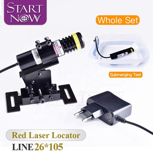 Set 26*105 Waterproof 200mw 5V Adjustable Red Laser Beam Module Locator Green Laser Line Positioner For Stone Cutting Machine