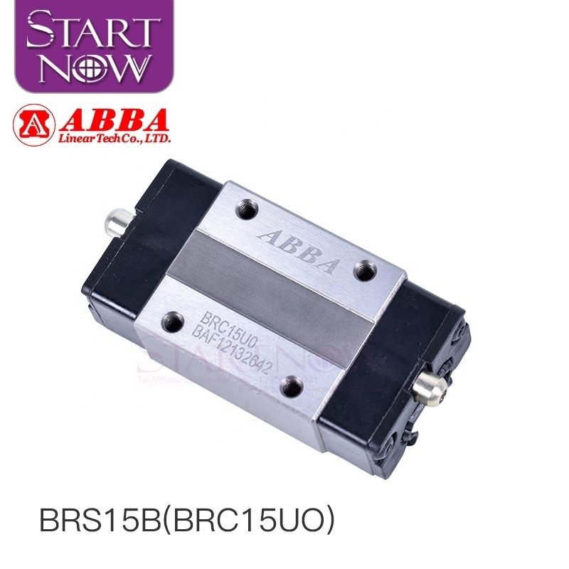 ABBA BRC15U0 BRC20U0 Slider Block Linear Rail Guide Bearing Original Taiwan for CNC Router Laser Machine Woodwork Lathe 3D Print