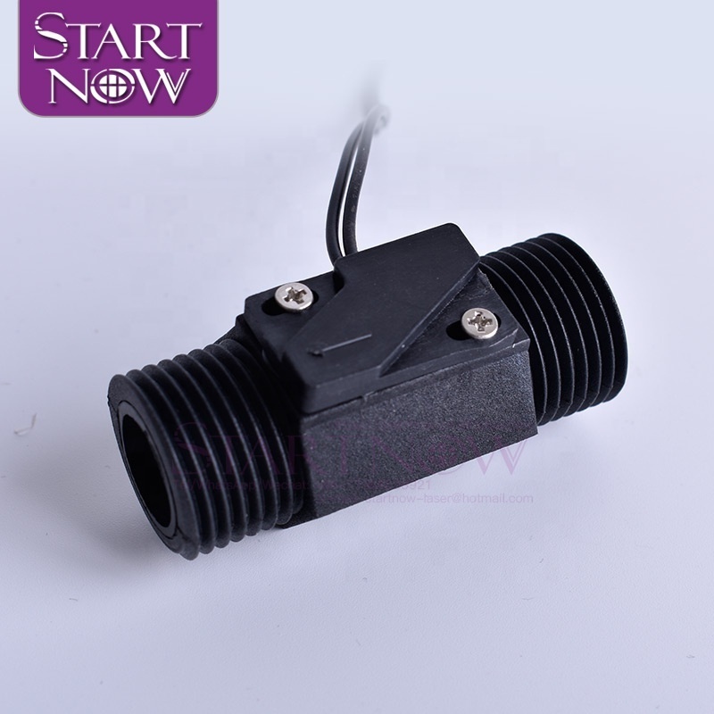 Threading Type Pipeline Pump Water Flow Sensor Magnetic Laser Equipment Signal Plastic Water Flow Switch With Water Nozzles