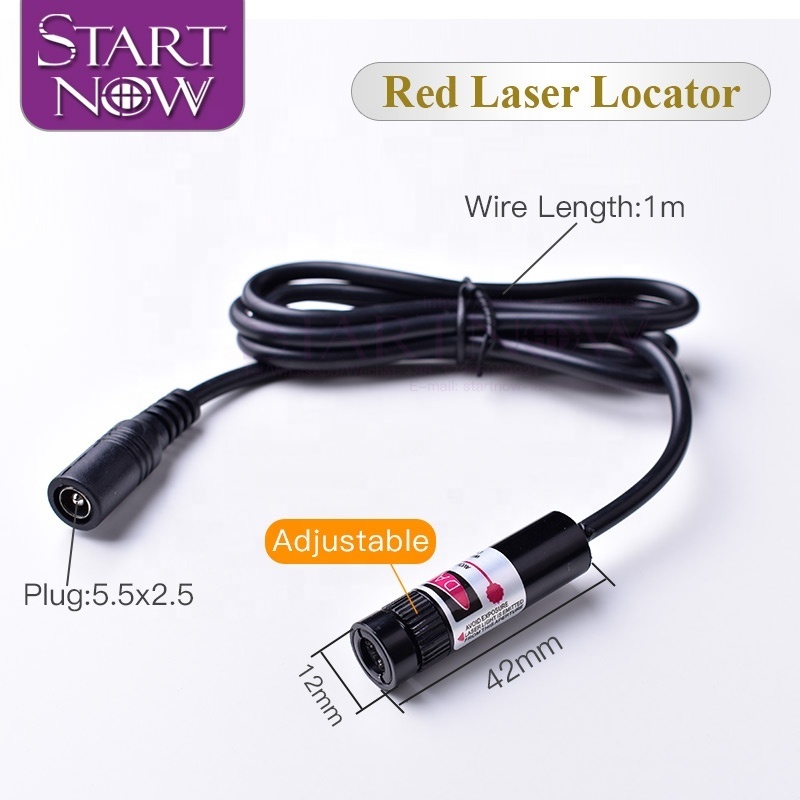 Set 12*42 635nm 10mw Laser Line Red Locator For Embroidery Machine Positioner Fabric CNC Cutting Line Laser Module Pointer Parts