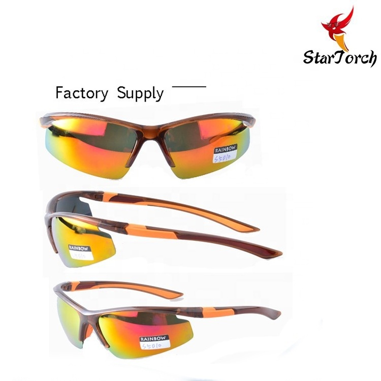 hot sell New design safety protective spectacles transparent protective goggles double injection tips sport Cycling sunglasses