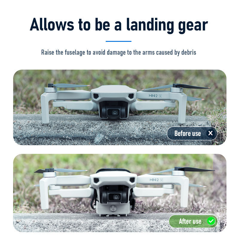 STARTRC for DJI Mini 2 SE Extended Landing Gear with Quick Release Payload Air drop System for DJI Mini 2 Drone Accessories