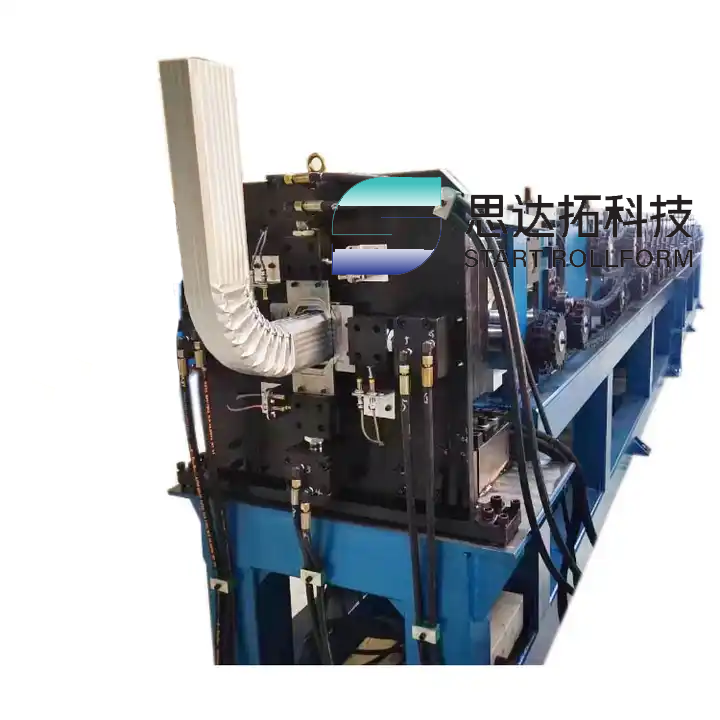 Rain Water Steel Gutter Roll Forming Machine 5inch Gutter Profile Roll Forming Machine 5 Inch