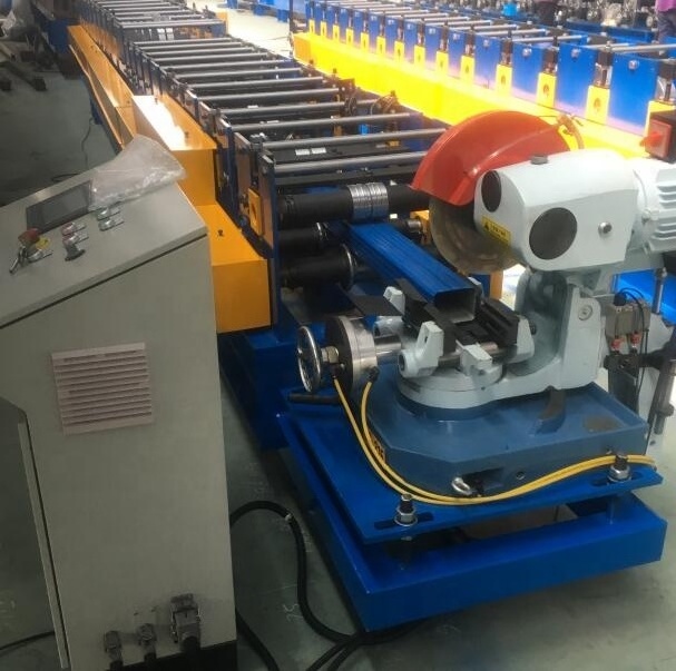 High Quality Colored Steel Profile Down Pipe Making Machine Rain Gutter Downspout Elbow Roll Forming Machine