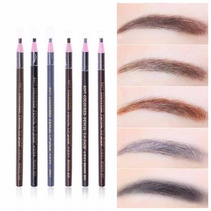 Waterproof Microblading Permanent Makeup Eyebrow Lip Design Eye Brow Positioning Lip Tattoo Pen Pencil Tools Black Coffee