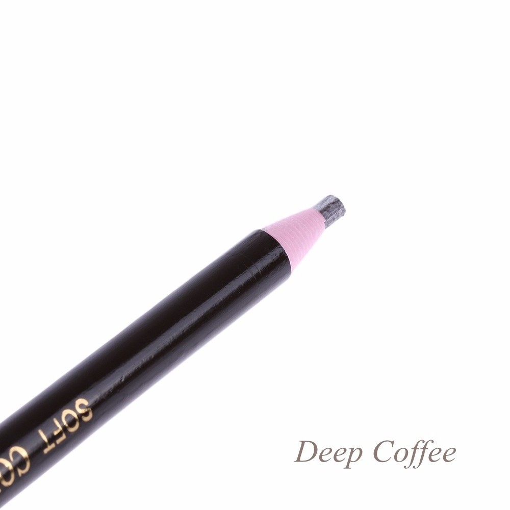 Waterproof Microblading Permanent Makeup Eyebrow Lip Design Eye Brow Positioning Lip Tattoo Pen Pencil Tools Black Coffee