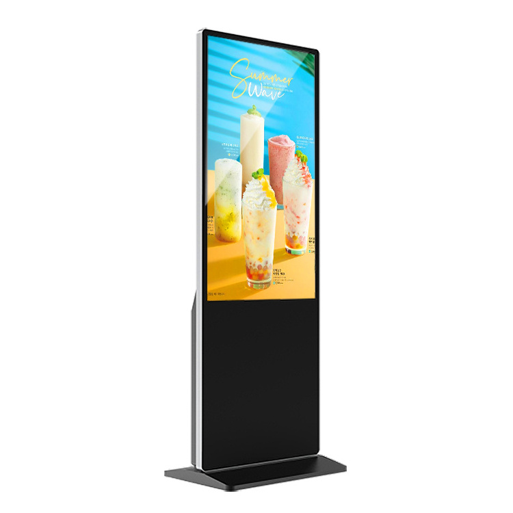 Floor stand digital signage indoor LCD advertising touch screen 55 inch digital kiosk totem