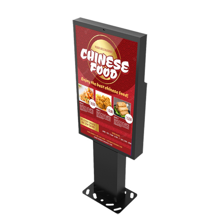 outdoor restaurant drive thru ordering system outdoor lcd advertising display digital menu boards