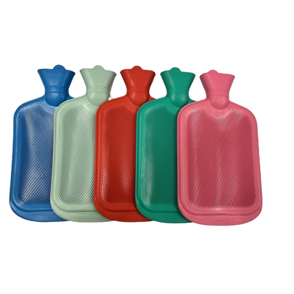 2000ml Factory direct manufacture natural rubber hot water bottle for pain relief