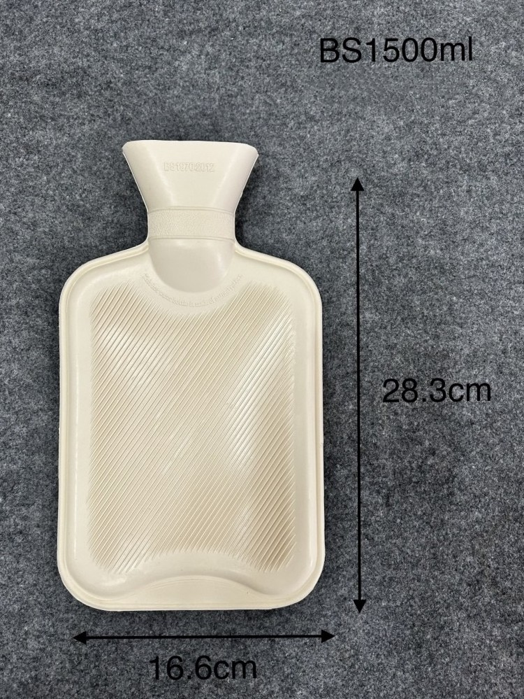 rubber hot-water bottle 1500 whole sale mixed color hot water bottle with cover