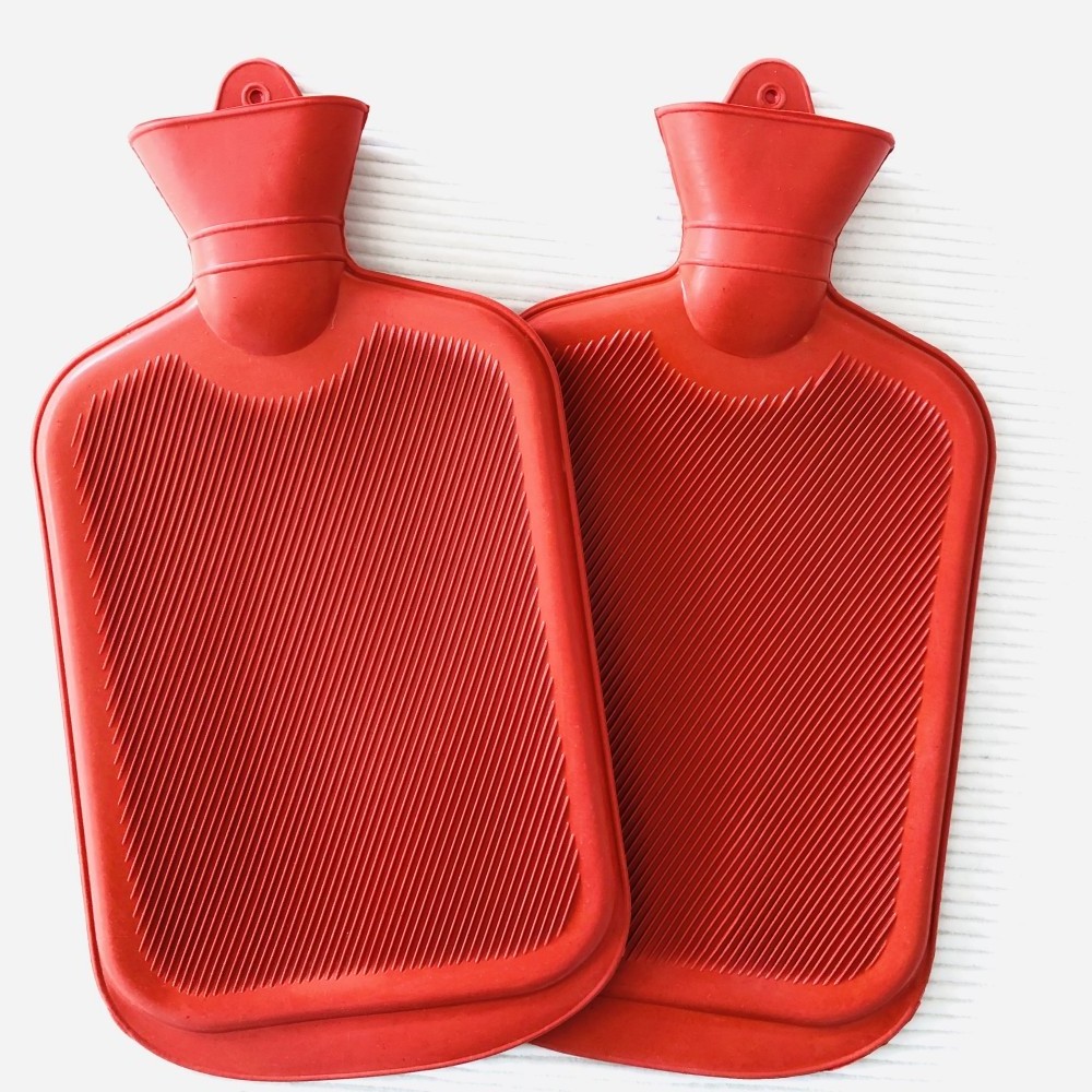 2000ml Factory direct manufacture natural rubber hot water bottle for pain relief