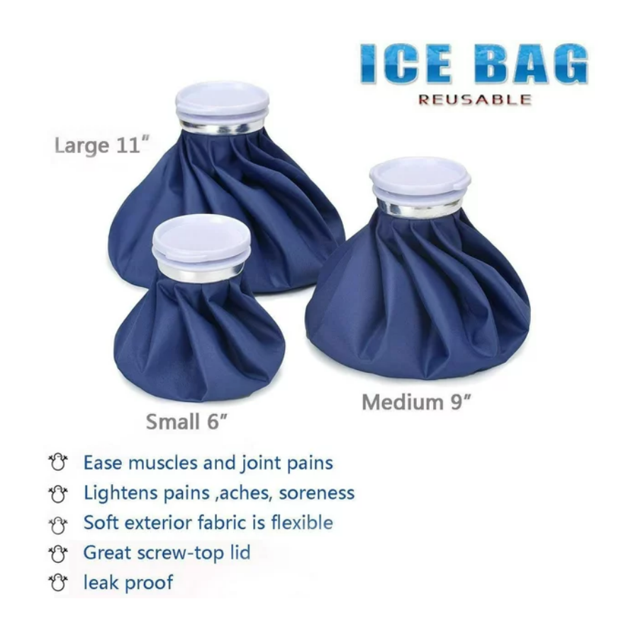 ice cooling bag medical ice cube bag for ankle wrap strap muscle swelling small cooler bags