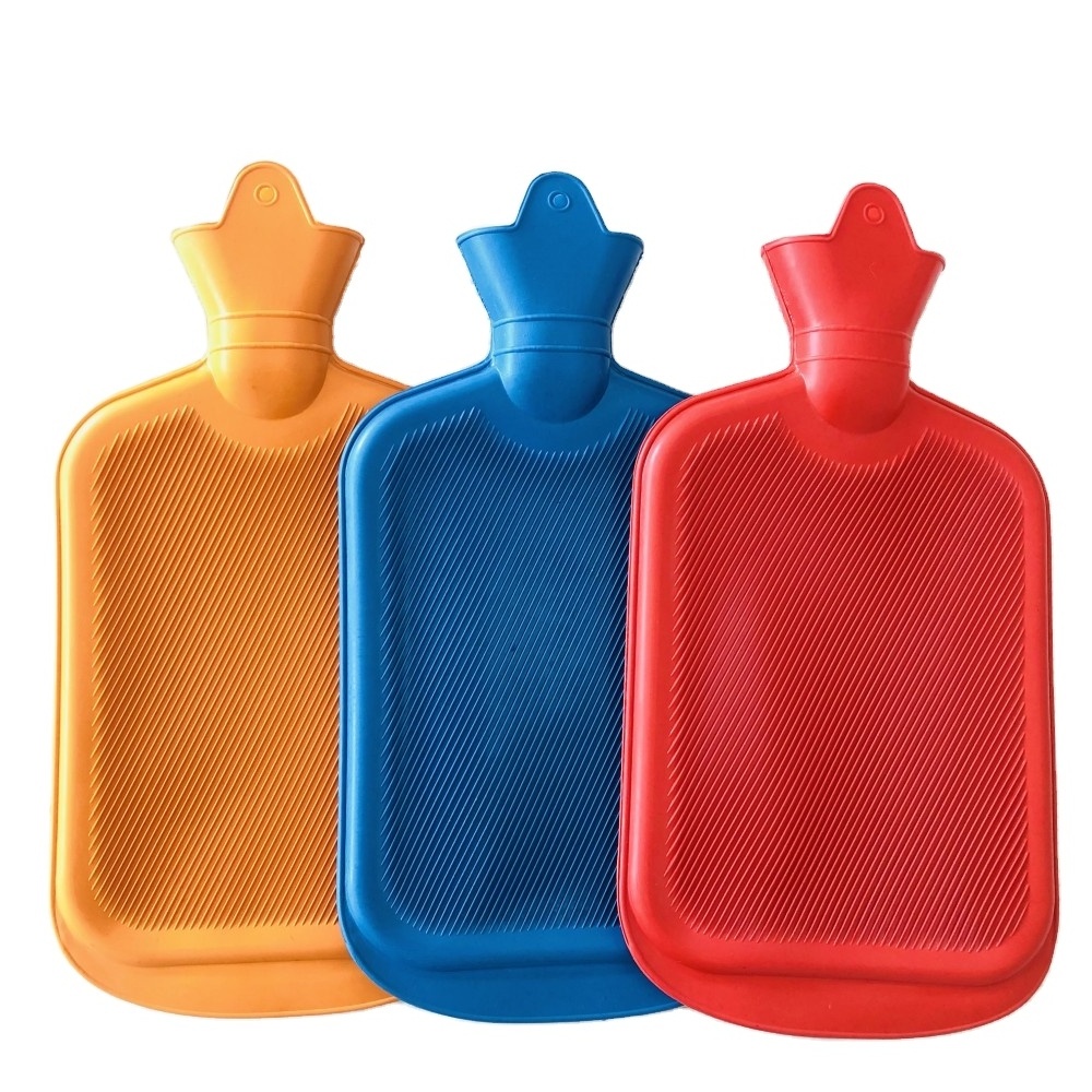 2000ml Factory direct manufacture natural rubber hot water bottle for pain relief