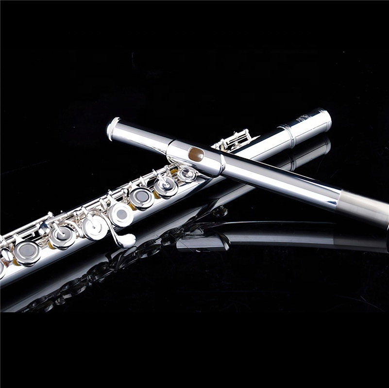 STARWAY Flute F-407 Professional Cupronickel C Key 16 Hole Flute Silver Plated Musical Instruments With Case and Accessories