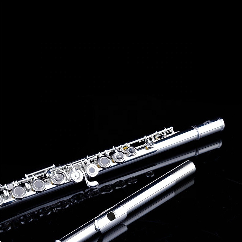 STARWAY Flute F-407 Professional Cupronickel C Key 16 Hole Flute Silver Plated Musical Instruments With Case and Accessories