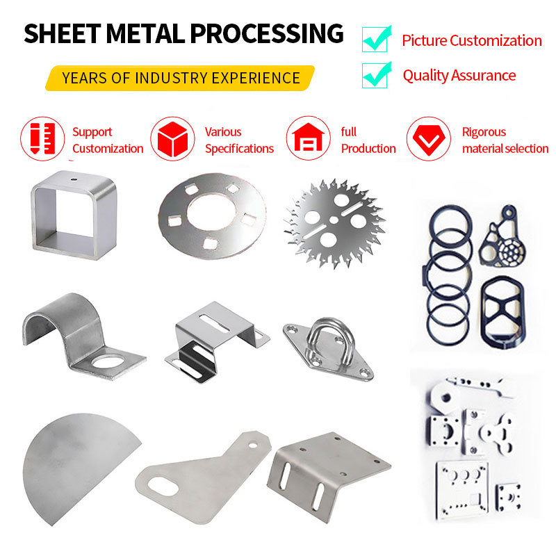 ISO 9001 Certified Custom Sheet Metal Fabrication Service Aluminum Steel Sheet Metal processing Stamping Bending Welding Parts