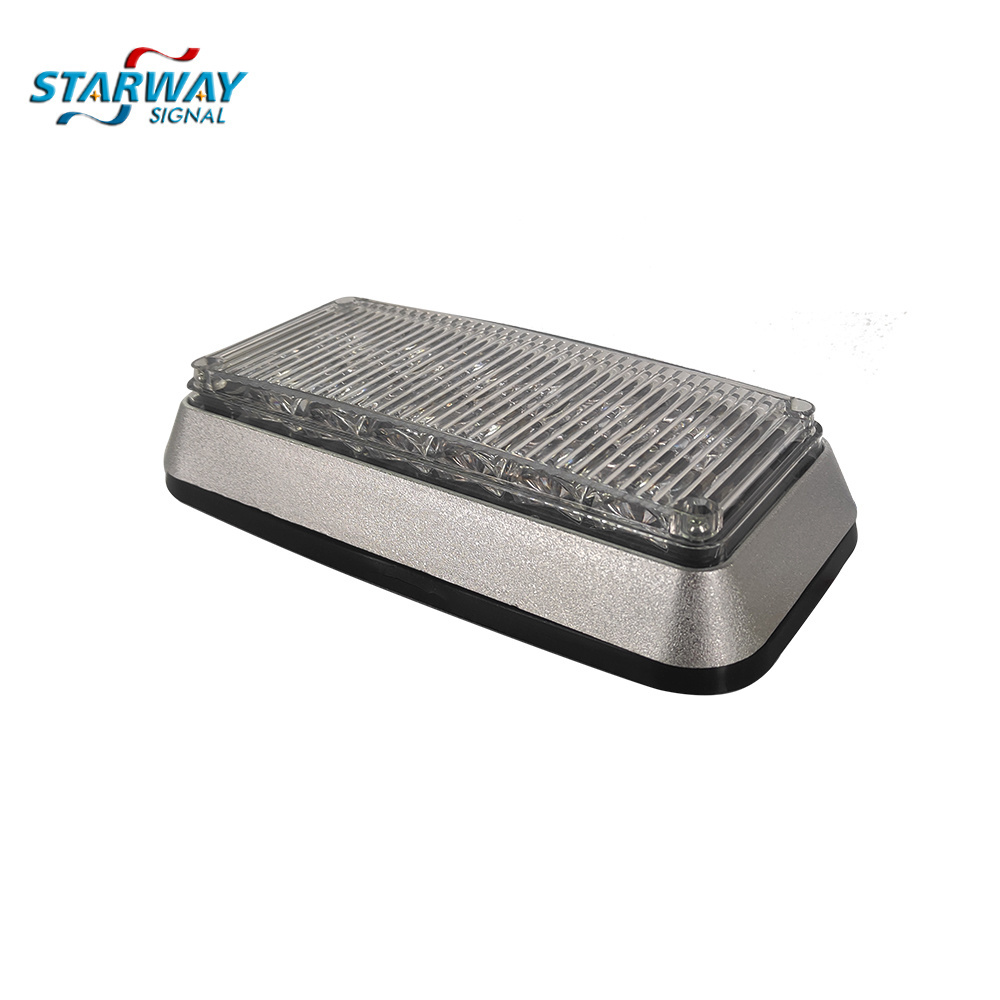 Starway Surface Flush Permanent Mount Side Flashing Bright Ambulance Patrol Perimeter LED Warning Light