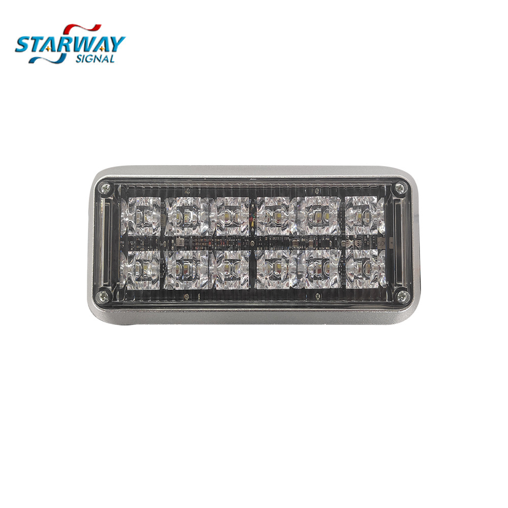 Starway Surface Flush Permanent Mount Side Flashing Bright Ambulance Patrol Perimeter LED Warning Light