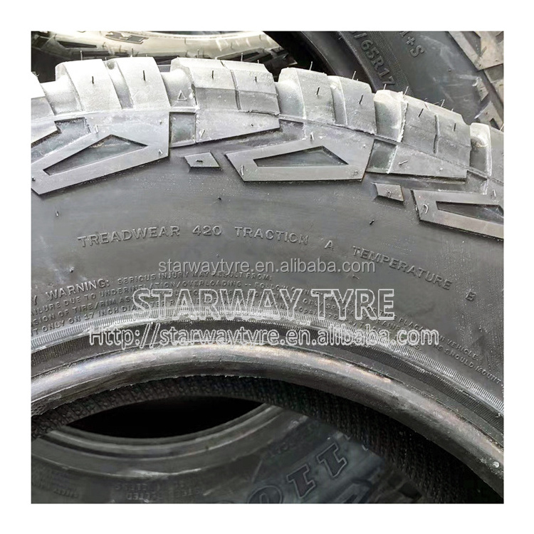 P245/65R17 P265/65R17 P265/70R17 P275/60R20 A/T All Terrain tyre White Sidewall 4WD Cross Country tyre