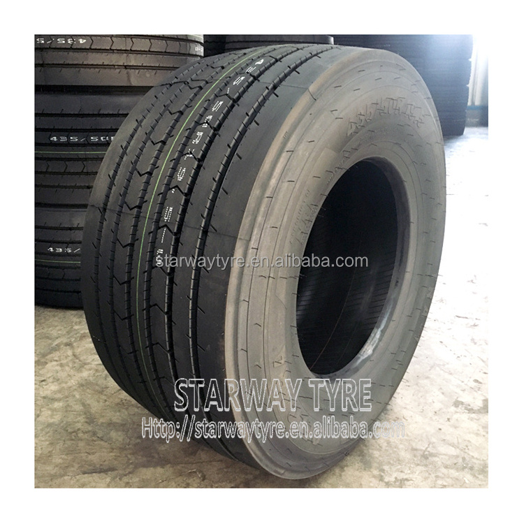 Longmarch Roadlux Boto Doublestar brand 385/55R19.5 435/50R19.5 445/45R19.5 445/50R22.5 Heavy duty single truck trailer tyre