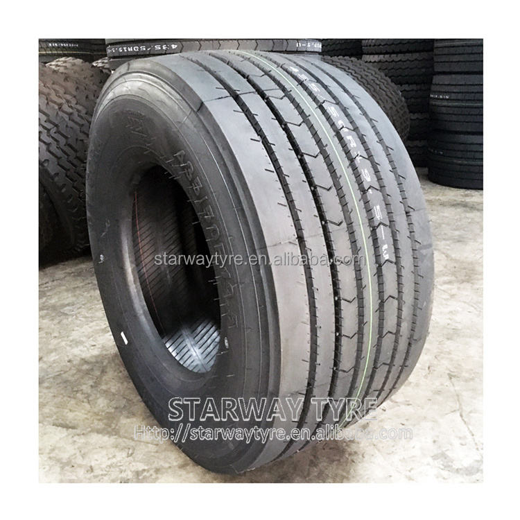 Longmarch Roadlux Boto Doublestar brand 385/55R19.5 435/50R19.5 445/45R19.5 445/50R22.5 Heavy duty single truck trailer tyre