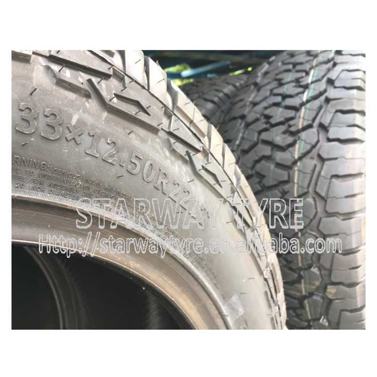 Comforser Roadcruza brand 22inch cross country tyre 33x12.50R22LT A/T All Terrain white letter tyre 33/12.50/22 for pickup truck