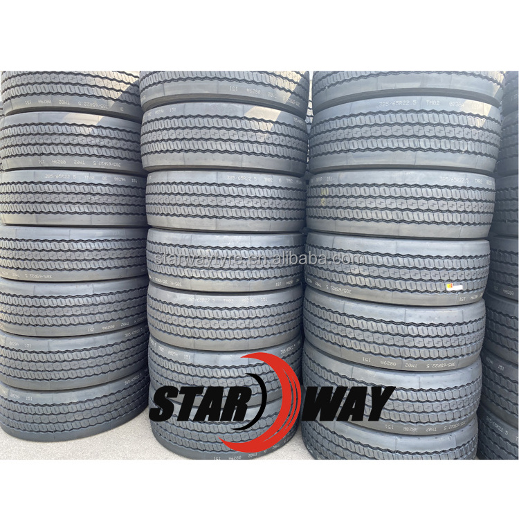 22PR 24PR Layer 385/65R22.5 single wheel super heavy load truck tire 385/65r22.5 24pr for truck trailer single wheel position