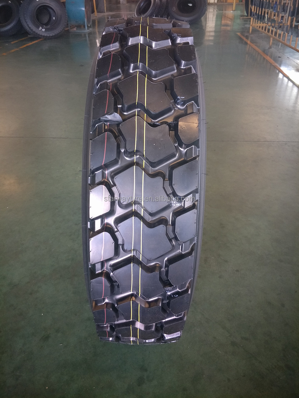 13R22.5  315/80R22.5 Mining Block Lug Off Road Pattern Kapsen Goodtyre Brand TBR Heavy Duty Truck Tyres