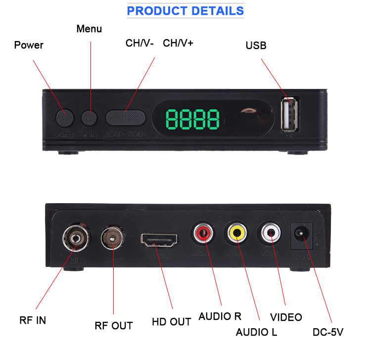 Colombia Russia WIFI Cheap DVB STB HD digital terrestrial Indonesia HD digital terrestrial Indonesia