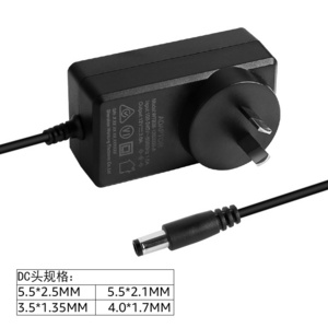 Gonine 24V 2.5A 60W AC DC Power Supply Adapter with 5.5mm x 2.5mm Male DC Power Plug Jack Connector for 24 Volt Devices