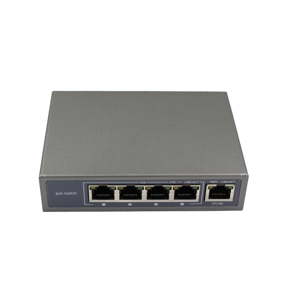 5 ports gigabit poe switch for Hikvision IP Camera