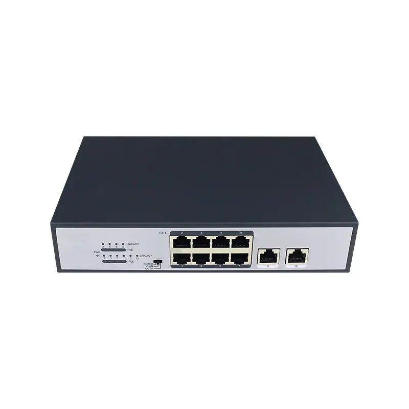 PoE switch 4 8 16 24 ports 10/100M & Gigabit unmanaged 48V ethernet fiber switch poe IEEE802.3af/at suitable CCTV NVR