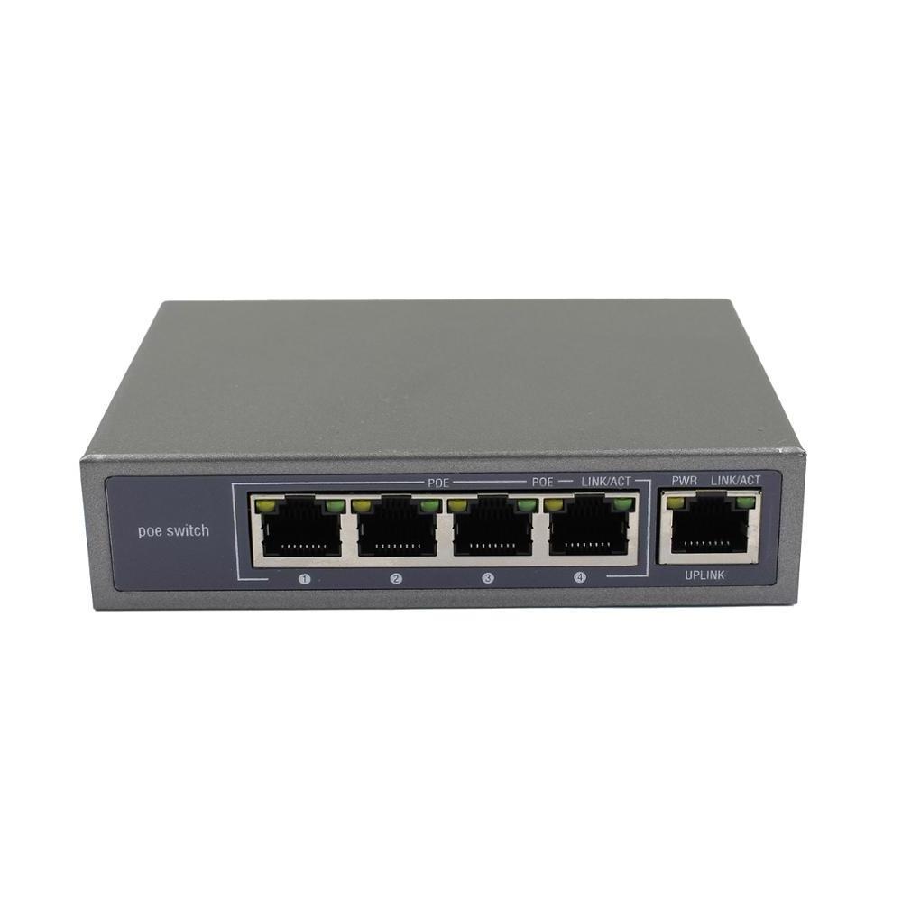 5 ports gigabit poe switch for Hikvision IP Camera