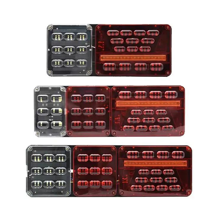 24V LED truck tail lights tire lights truck driving direction indicator lights