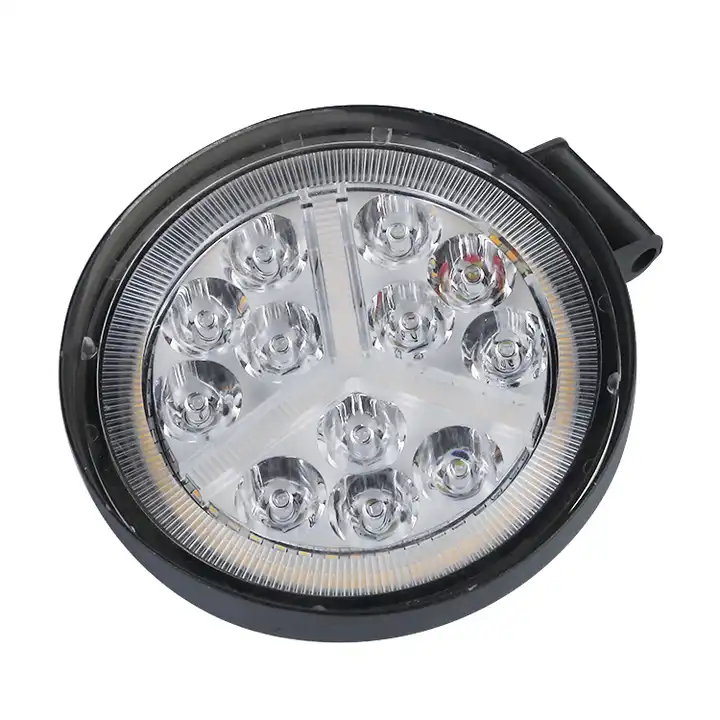 Hot Sale Led Tractor Lights 4inch Round 48w Led Work Light With Signal Light 4x4 Tractor Headlight Spotlight For Truck