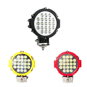 Car Accessory 51w led work light round for 4x4 offroad truck 12v high power spot flood beam light