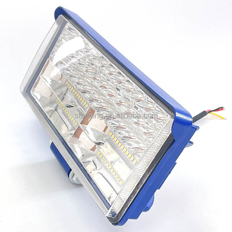 factory directly 8 inch square led headlight for truck tractor