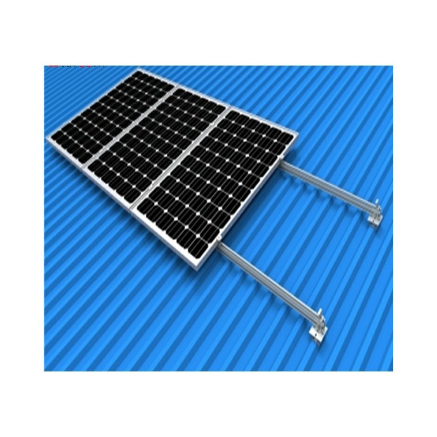 hot sale solar metal roof aluminum brackets pv panel single pole mounting system