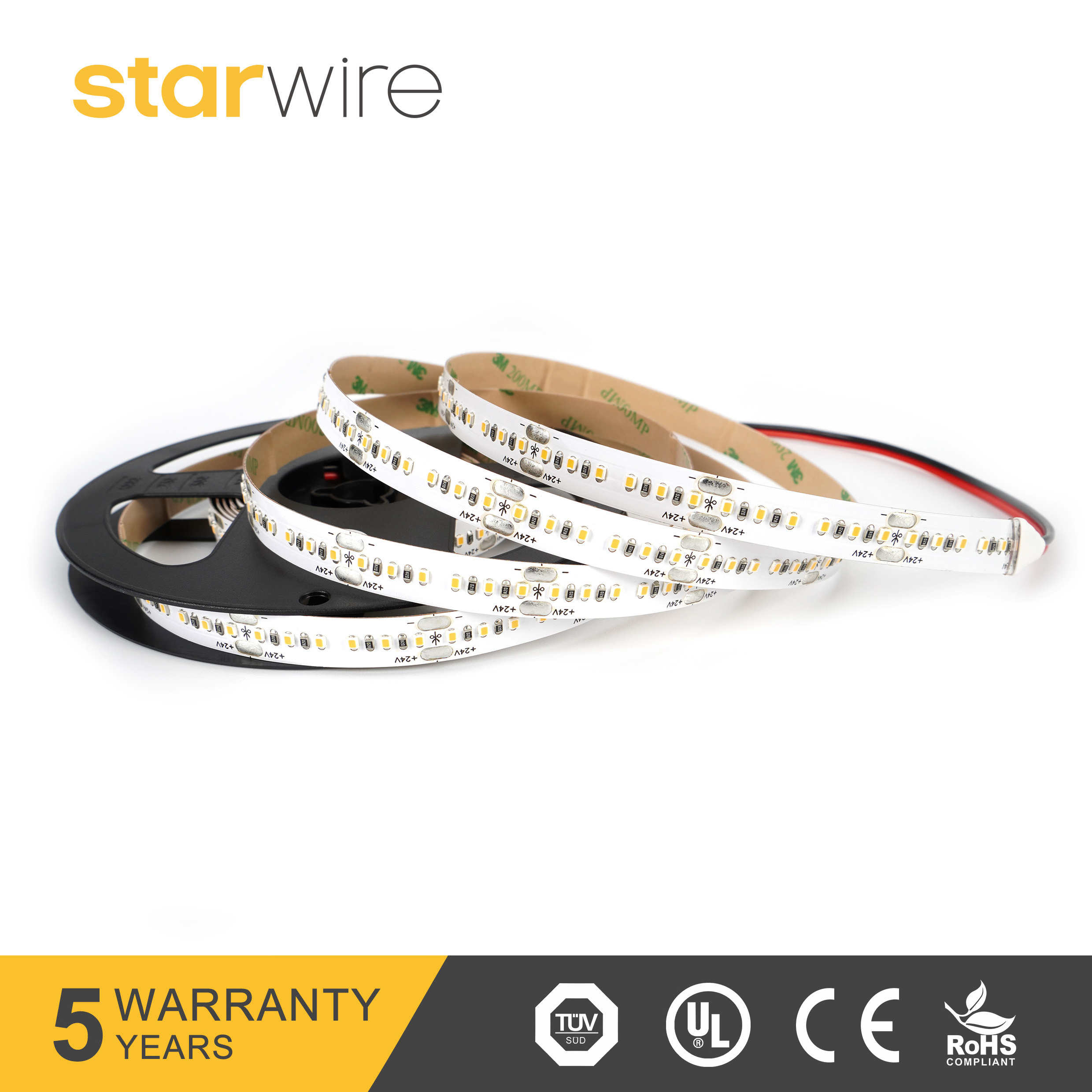 LED high density SMD 2216 tape lights smart type 12v waterproof led strip light bar