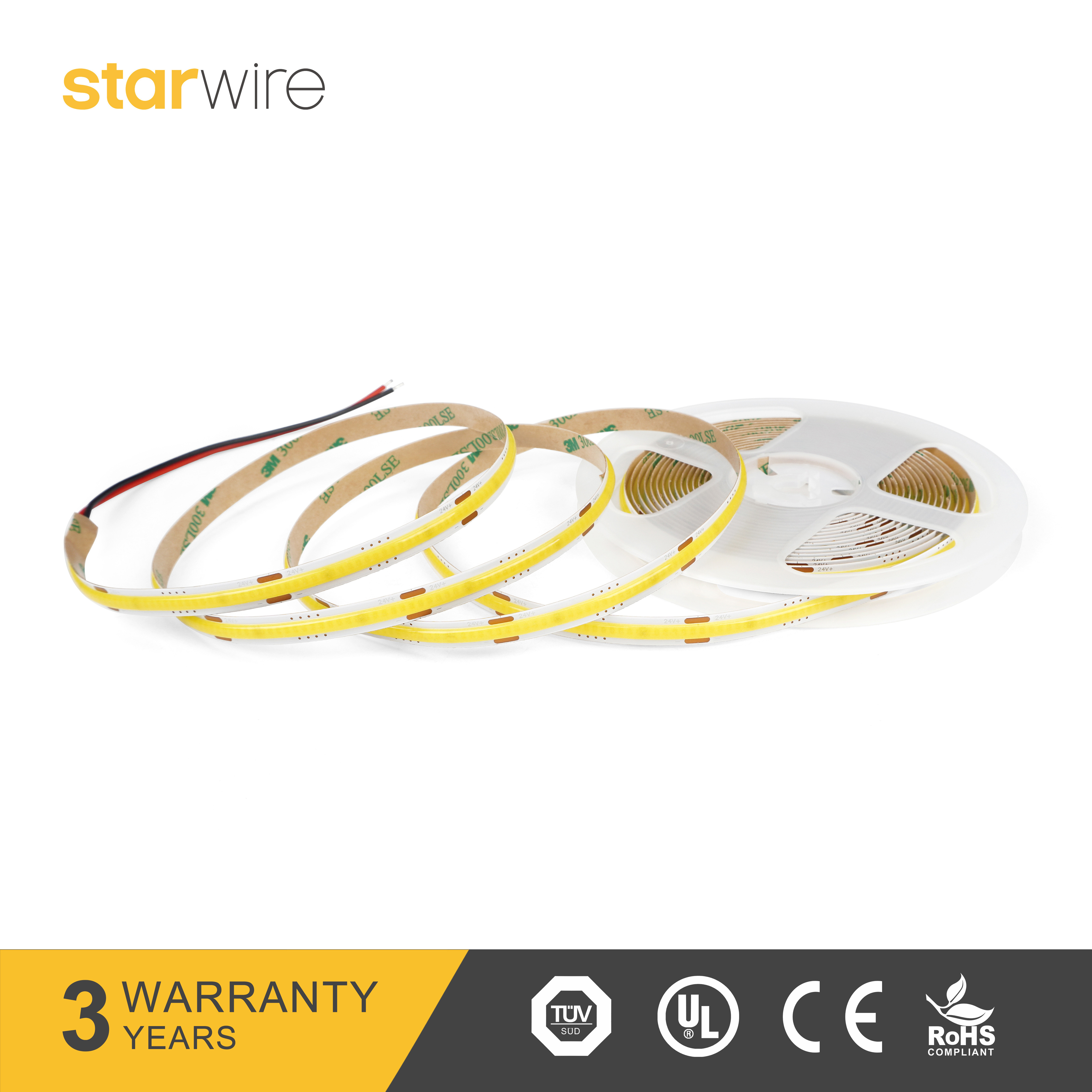 CE Rohs LED Light COB Addressable 480 LEDs DC24V Flexible COB Digital Led Pixel Strip