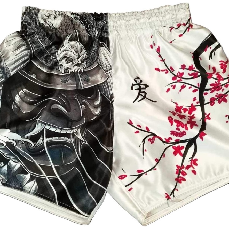 Customization Full Sublimated Printing Logo MMA Shorts Custom Made Boxing Fitness Fighting Short