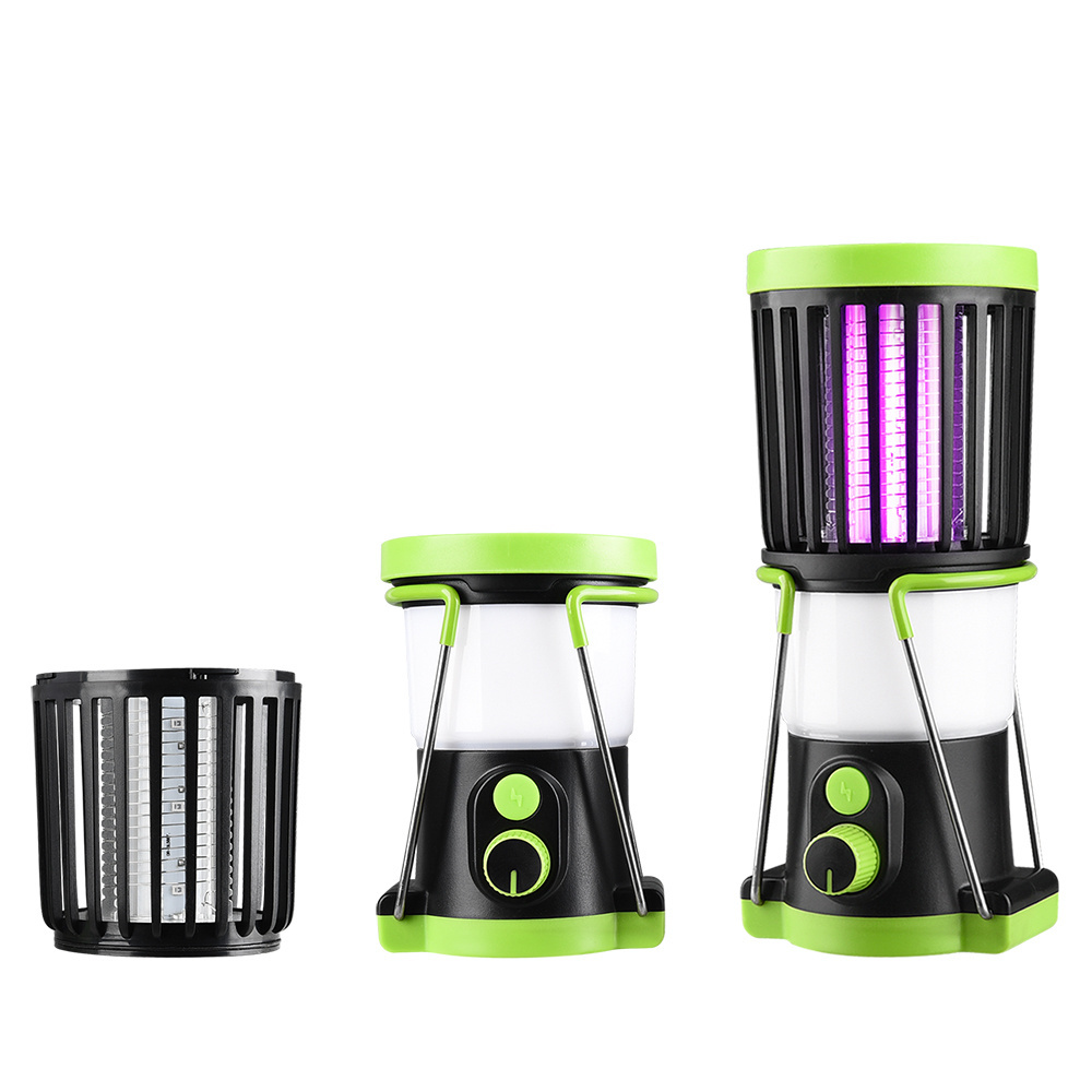 STARYNITE 2023 New Patent 4 in 1 USB Rechargeable Portable Bug Zapper Mosquito Killer Lamp Camping Lantern Indoor and Outdoor