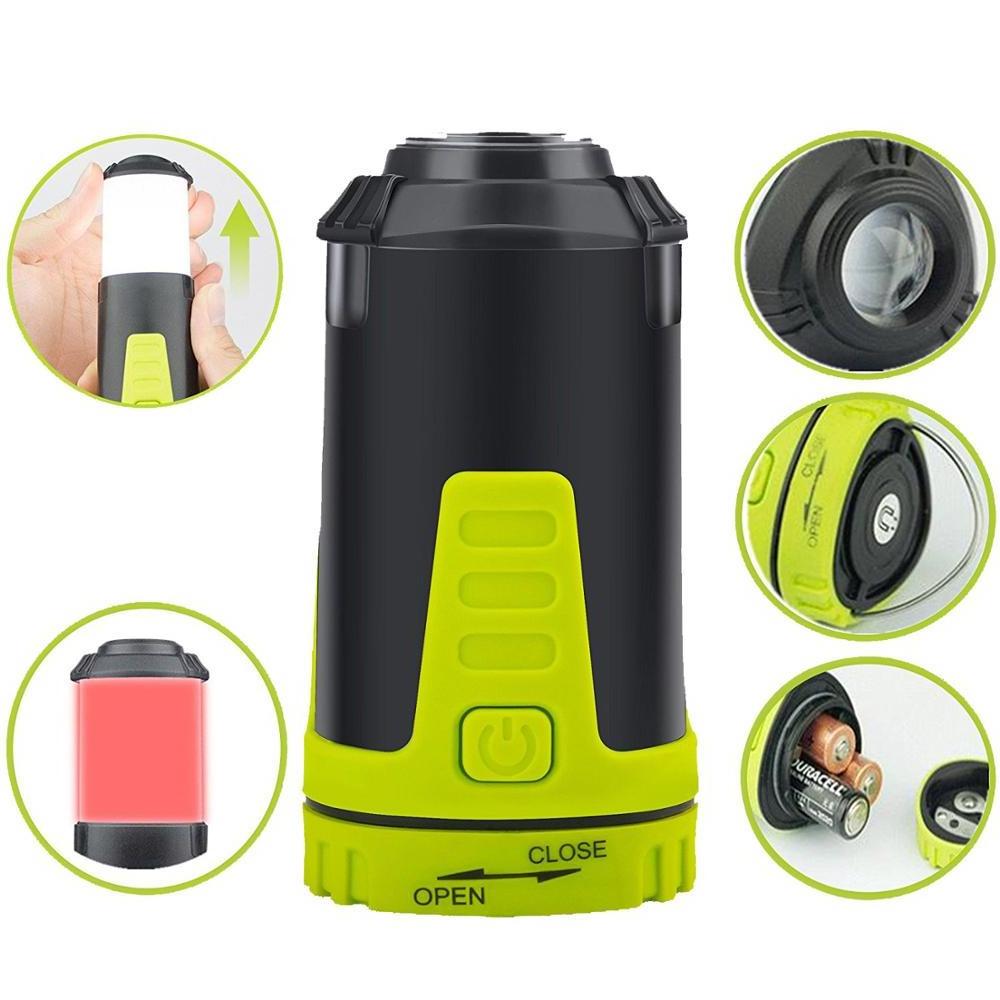 STARYNITE 5 modes multi functional telescopic mini led camping tent backpacking lantern with red light flashlight magnet